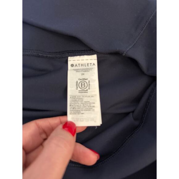 Athleta Salutation Stash High Rise 7/8 Legging w/Pockets in Navy sz. 2X - Picture 9 of 9